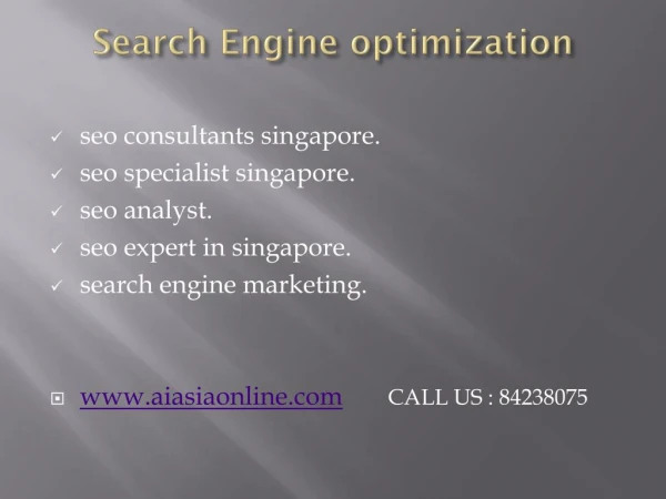 Search Engine Optimization Company Singapore The Best SEO Agency in Singapore | SEO Expert Singapore
