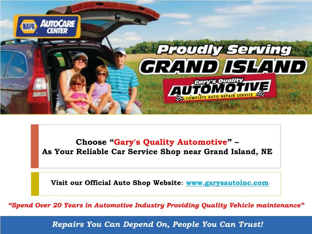 choose gary s quality automotive as your reliable car service shop near grand island ne