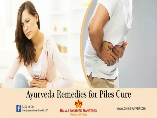 Ayurveda Remedies for Piles Cure