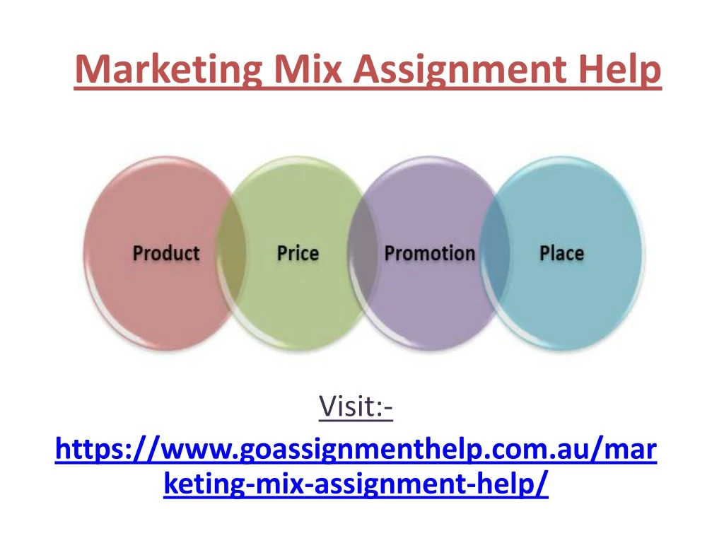 marketing mix assignment help