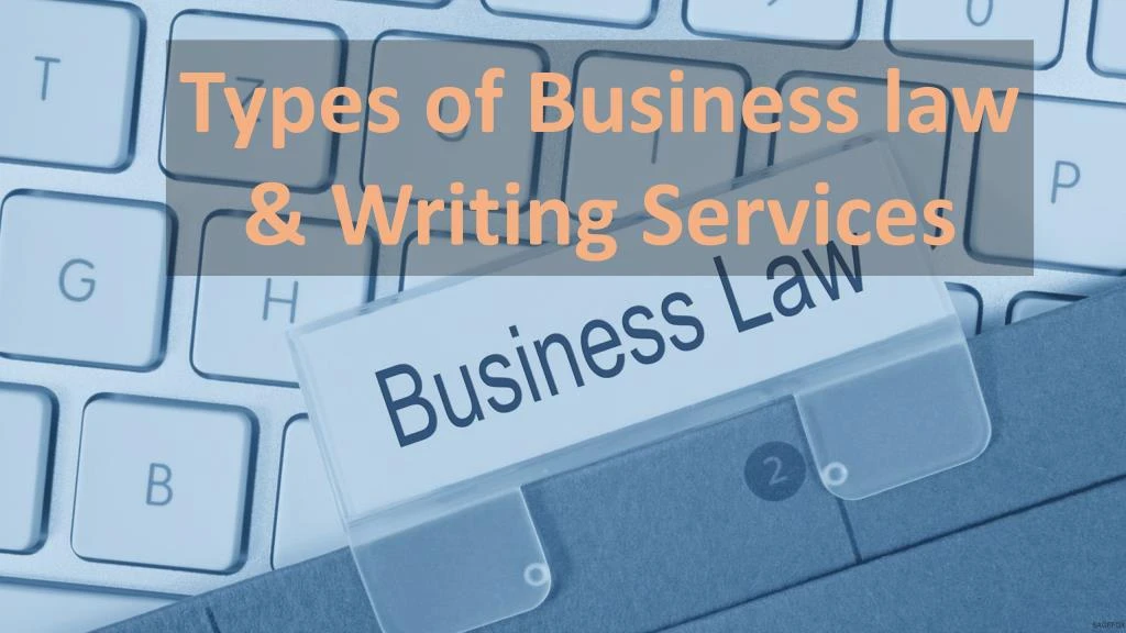types of business law writing services