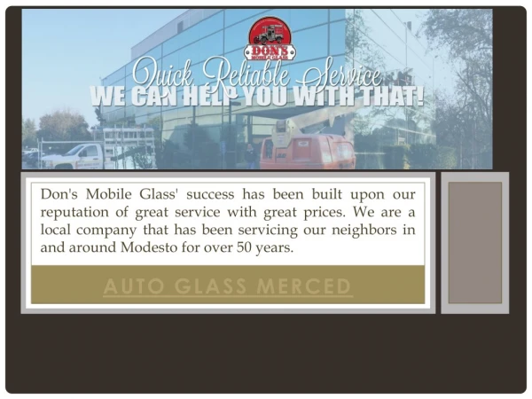 Auto Glass Modesto