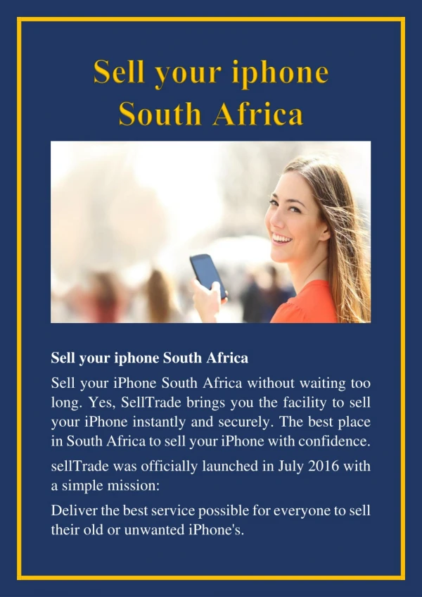 Sell Your Iphone South Africa 