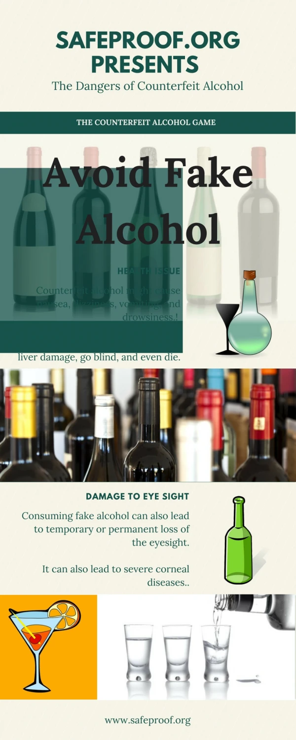 The Dangers of Consuming Counterfeit Alcohol