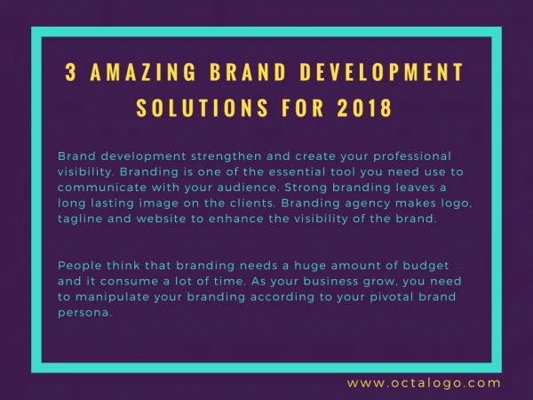 Amazing Brand Development Solutions