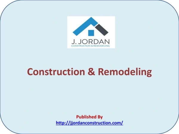 Construction & Remodeling