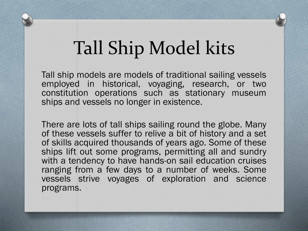 tall ship model kits