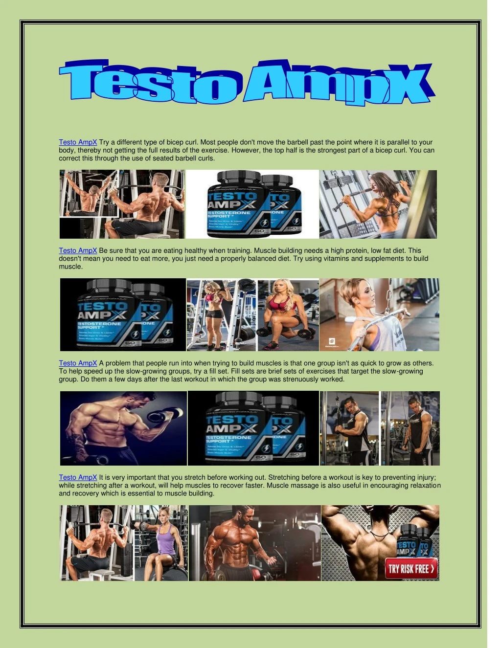 testo ampx try a different type of bicep curl