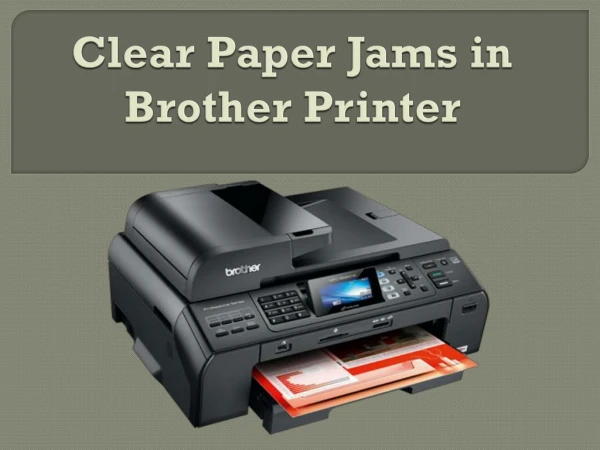 Clear Paper Jams in Brother Printer