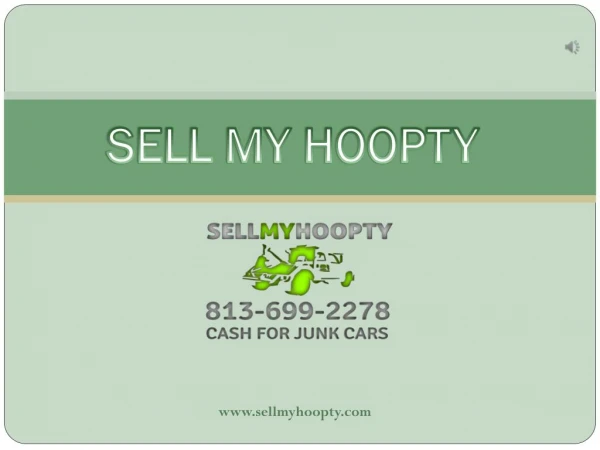 Cash for Cars Tampa -SellmyHoopty