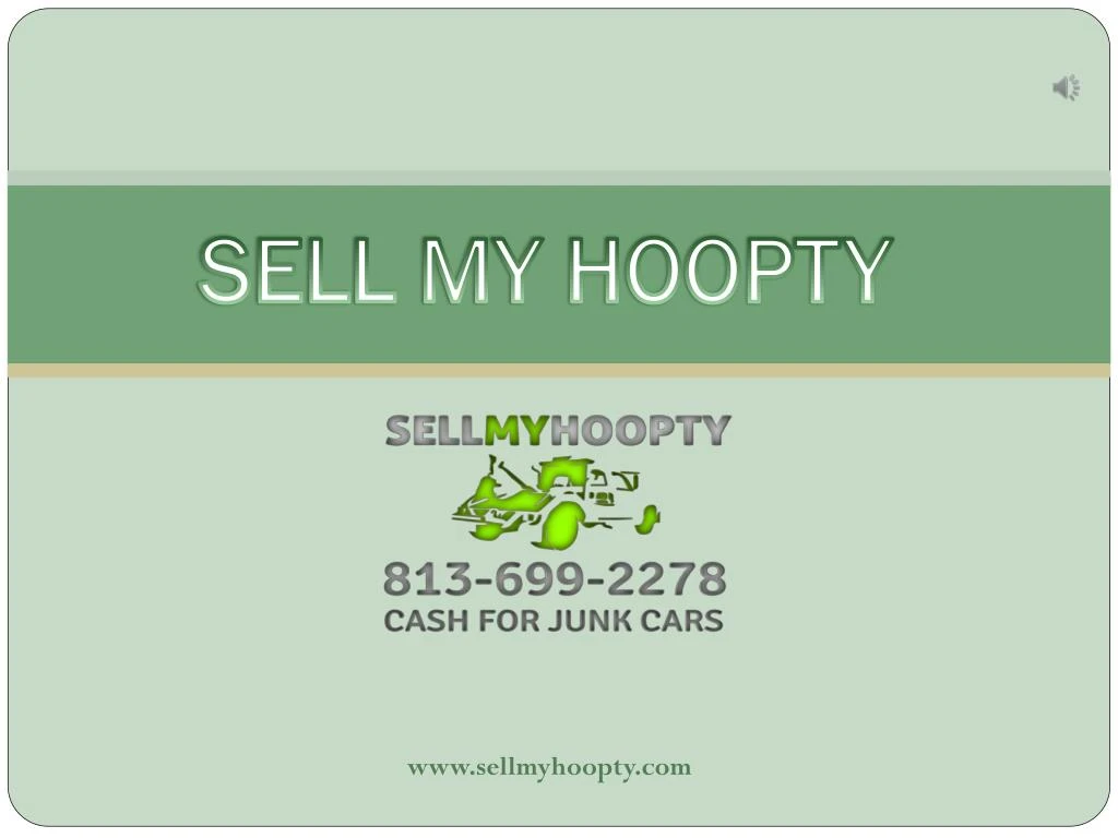 sell my hoopty
