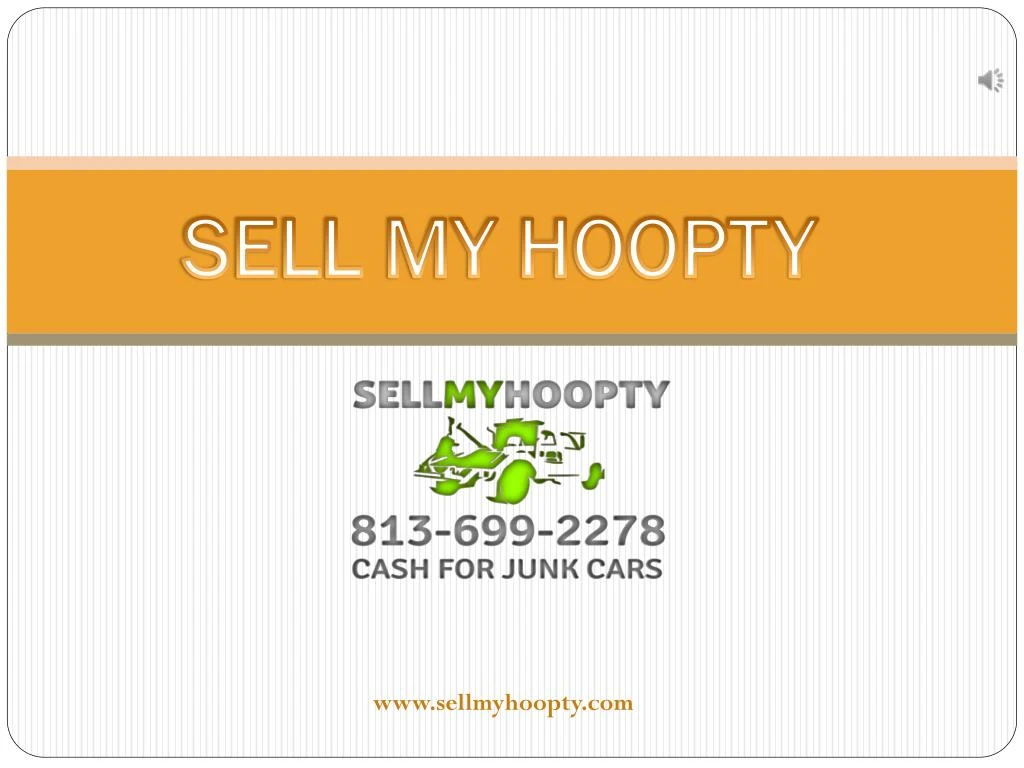 sell my hoopty