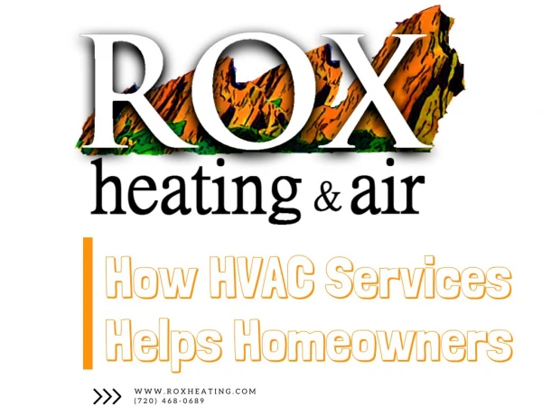 How HVAC Services Are Helpful To Homeowners