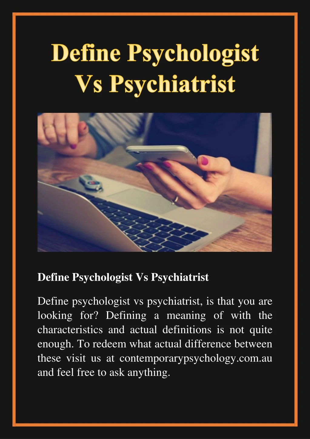 define psychologist vs psychiatrist