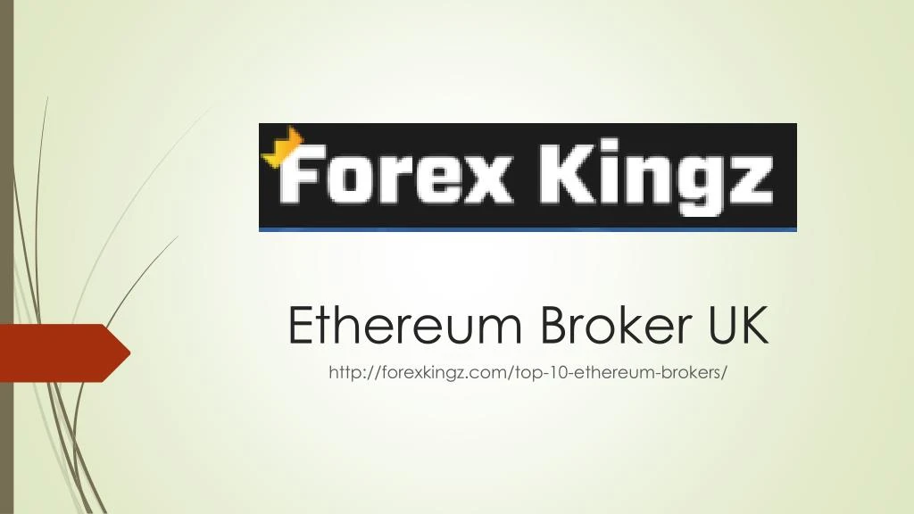 ethereum broker uk