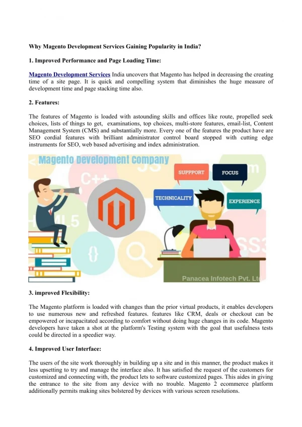 Why Magento Development Services Gaining Popularity in India?