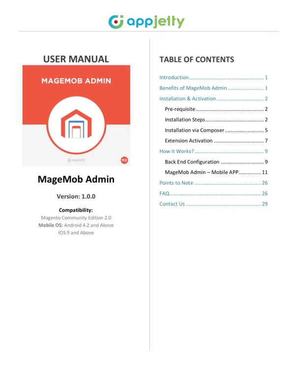 Magento 2 Admin Mobile App