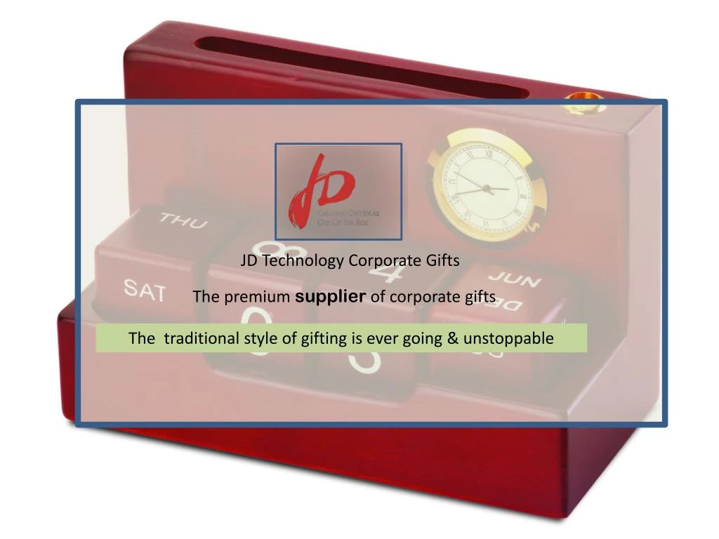 jd technology corporate gifts
