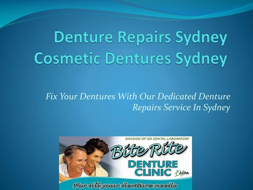 denture repairs sydney cosmetic dentures sydney