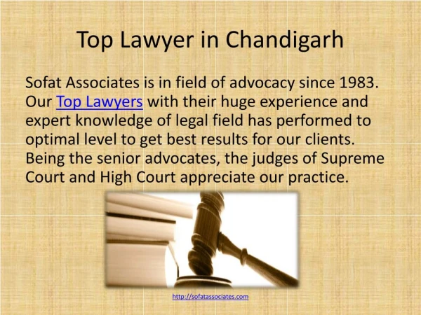 Top Lawyer in Chandigarh