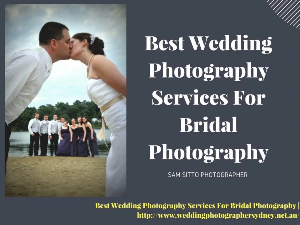 Best Wedding Photography Services for Bridal Photography