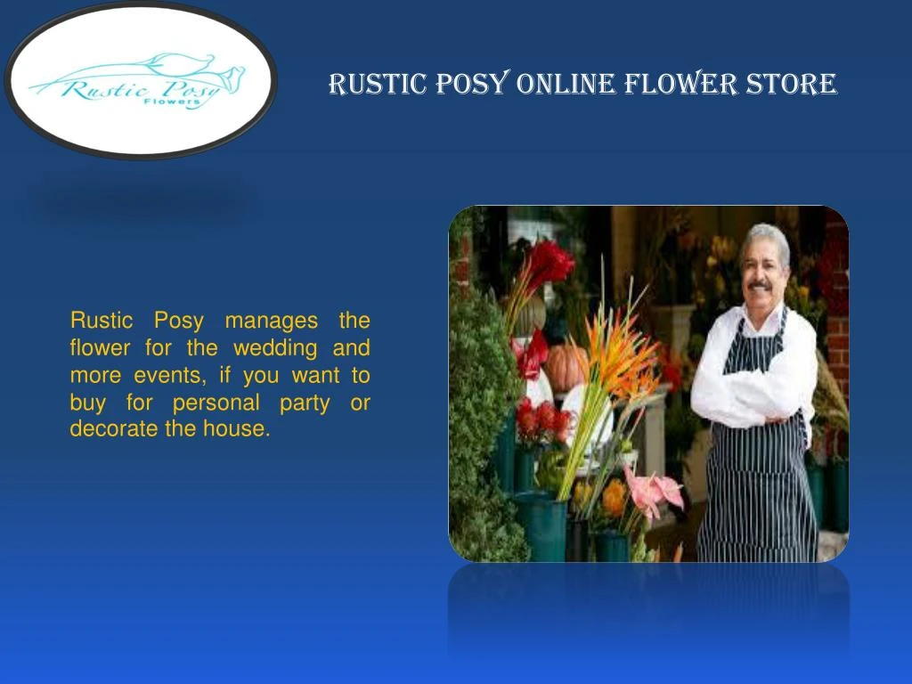 rustic posy online flower store