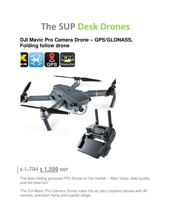 quadcopter drones with camera