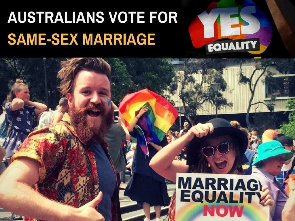 australians vote for same sex marriage