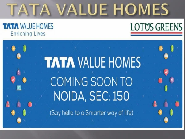 TATA Value Homes Noida