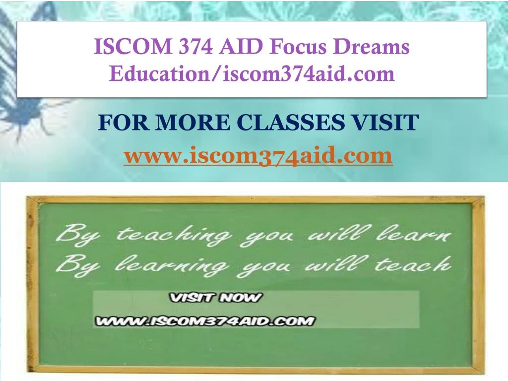 iscom 374 aid focus dreams education iscom374aid com