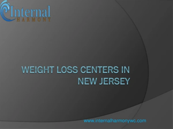 Internal Harmony- Doctors for Weight Loss Program in NJ