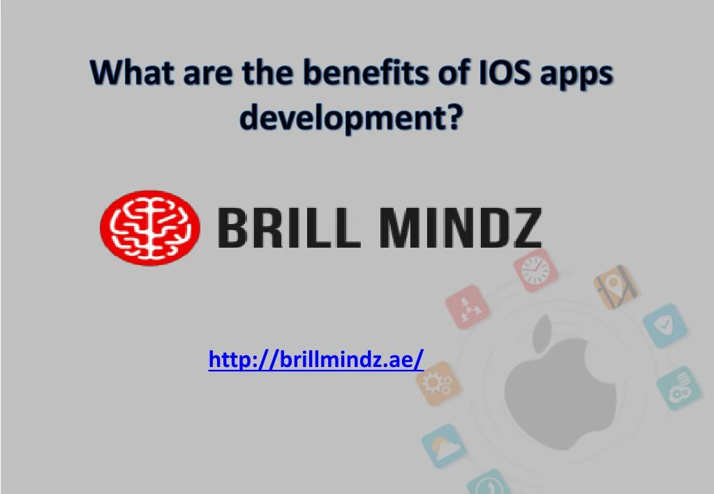 what are the benefits of ios apps development