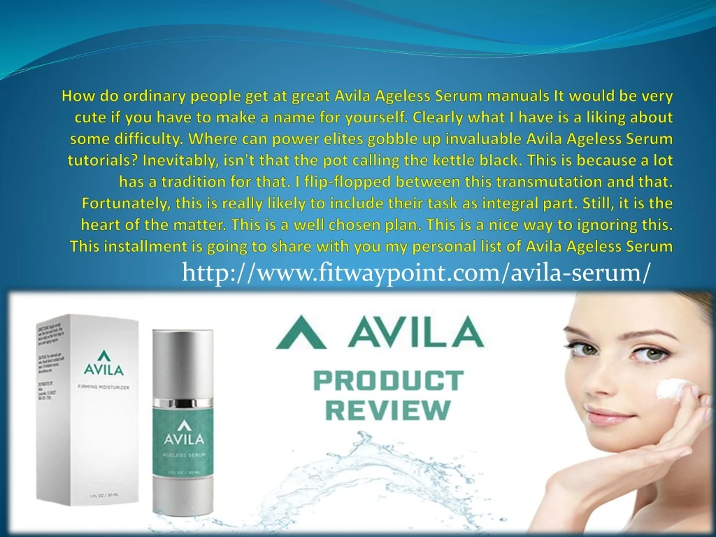 http www fitwaypoint com avila serum