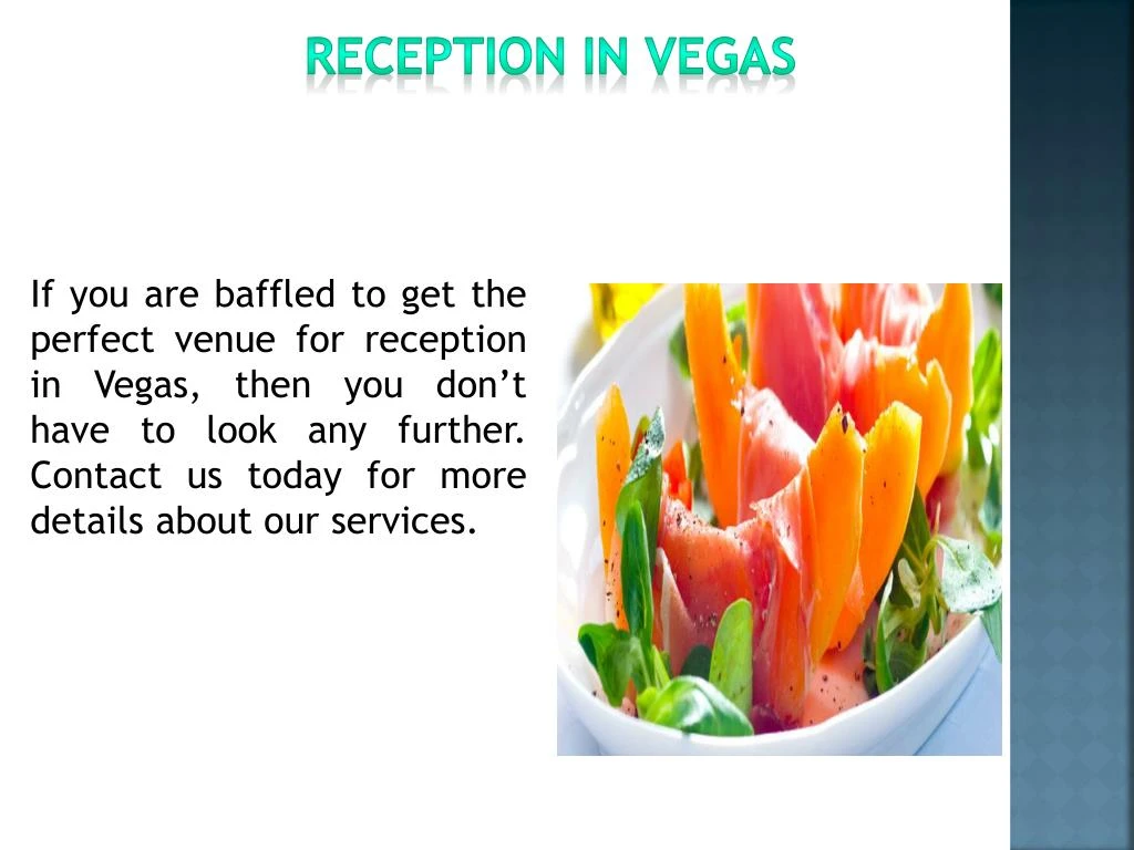 reception in vegas