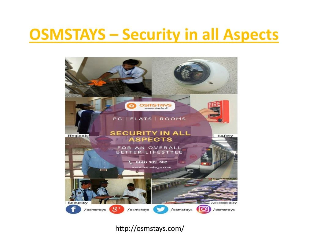 osmstays security in all aspects