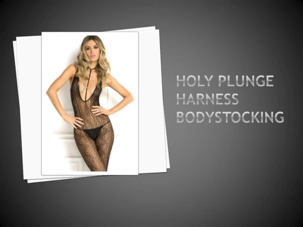 Cassinovas Holy Plunge Harness Bodystocking