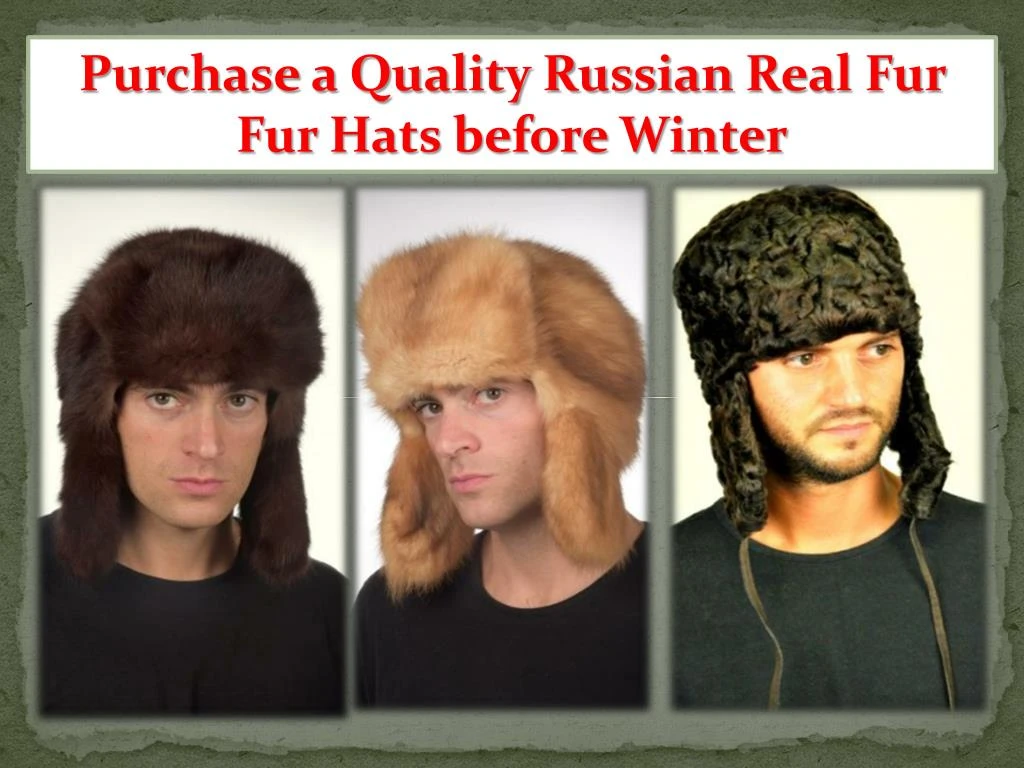 purchase a quality russian real fur fur hats