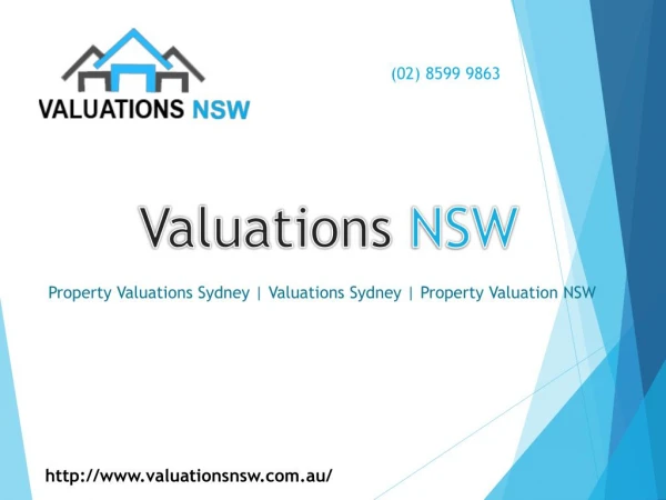 Valuations NSW providing Property Valuers service in Sydney and NSW