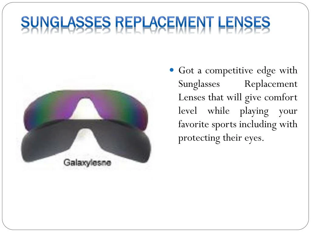 sunglasses replacement lenses