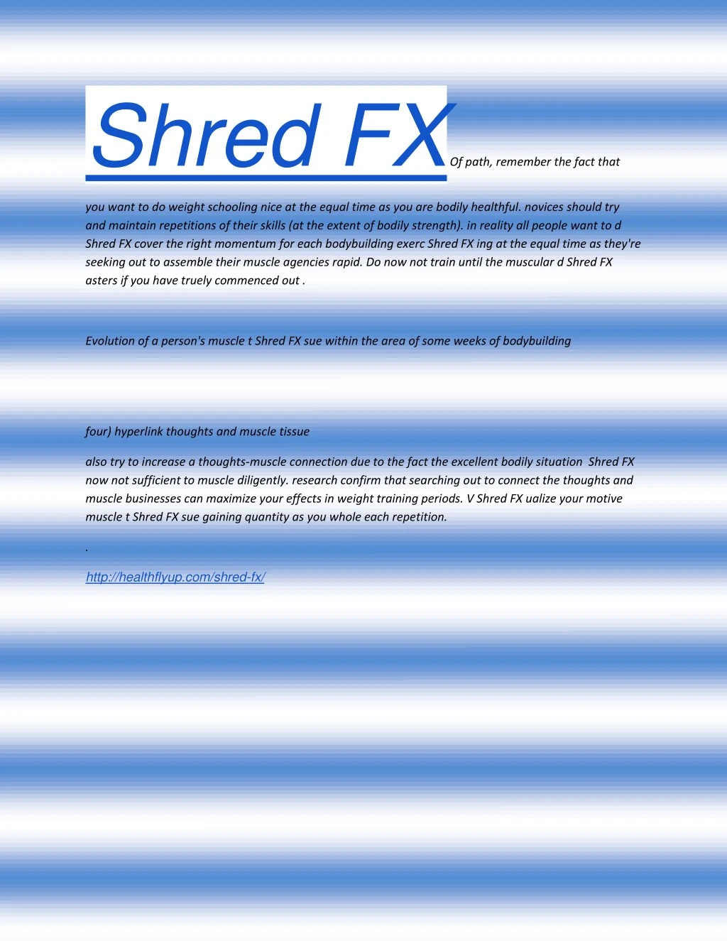 shred fx of path remember the fact that