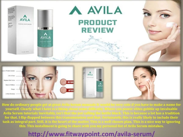 How To Solve The Skin Problems With Avila Serum