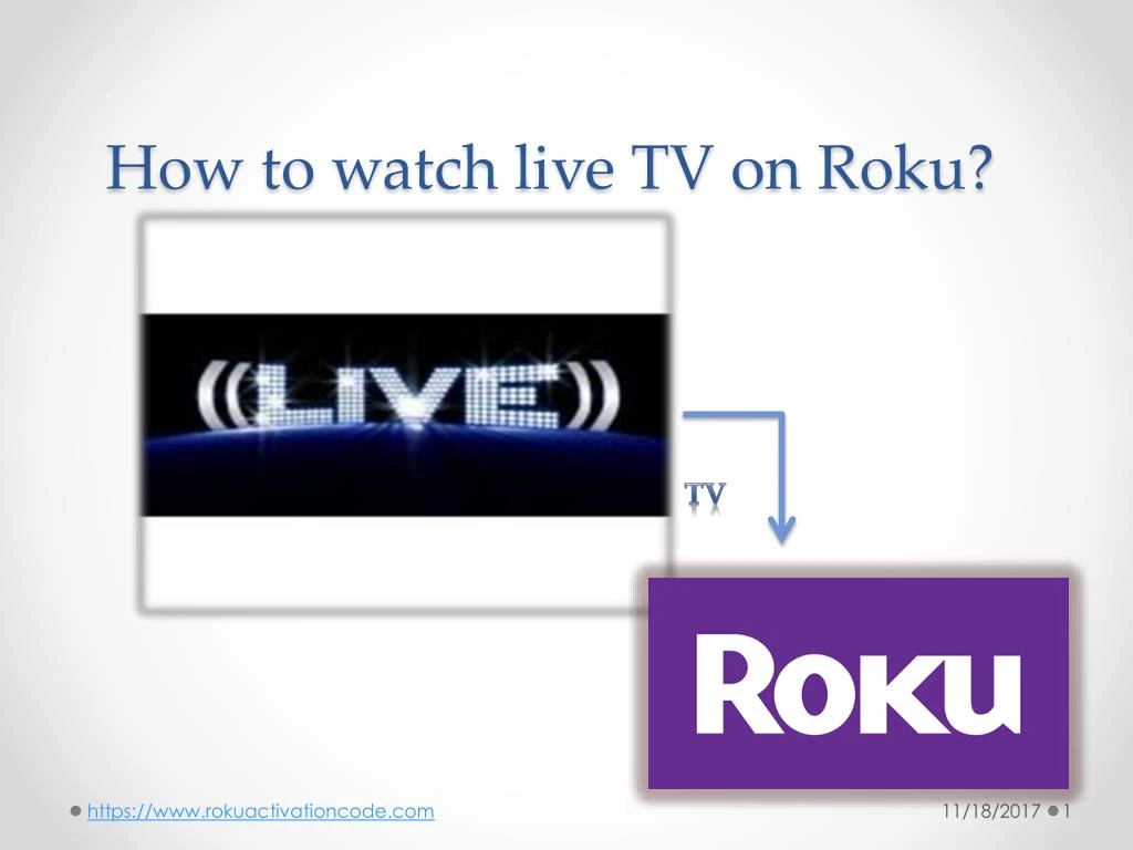 how to watch live tv on roku