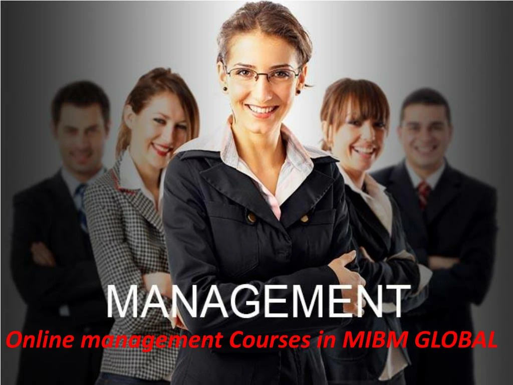 online management courses in mibm global