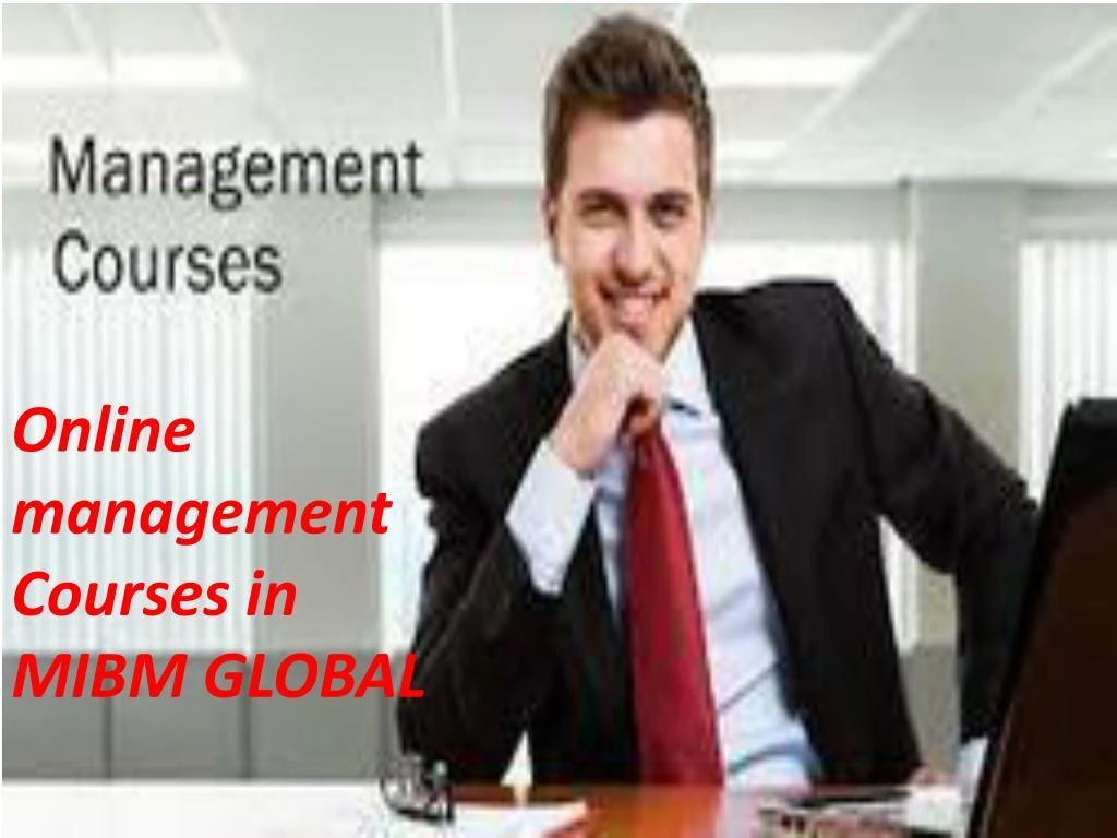 online management courses in mibm global
