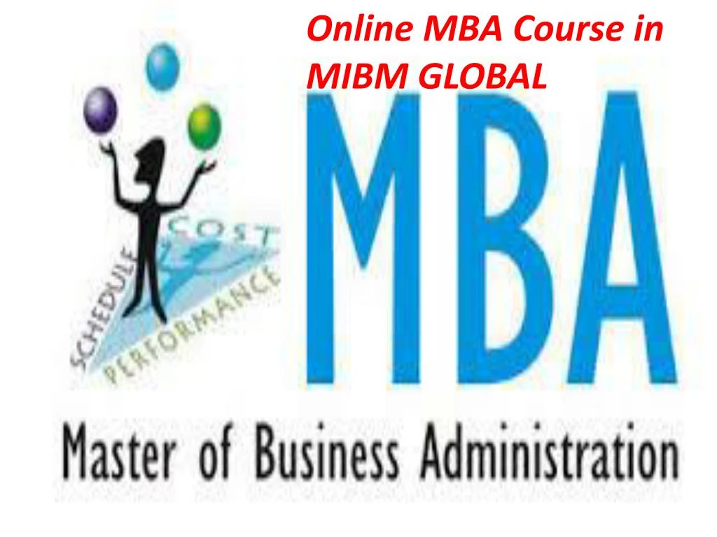 online mba course in mibm global
