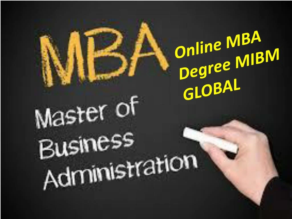 online mba degree mibm global