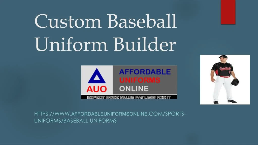 custom baseball uniform builder