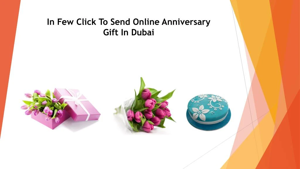 in few click to send online anniversary gift