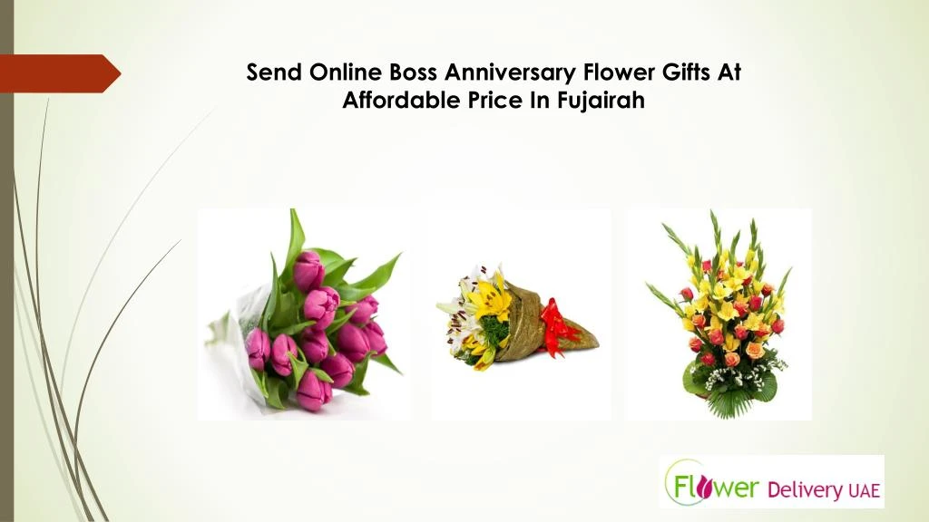send online boss anniversary flower gifts