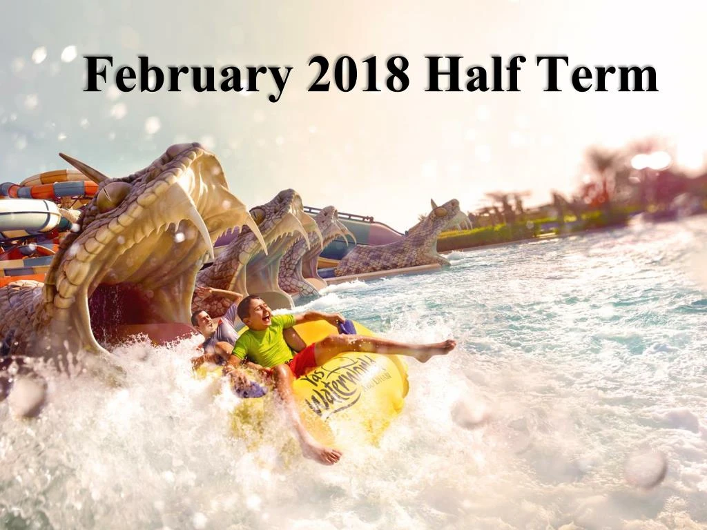 february 2018 half term
